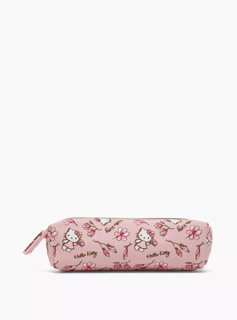 Sanrio Hello Kitty Print Pencil Pouch with 2 Compartment