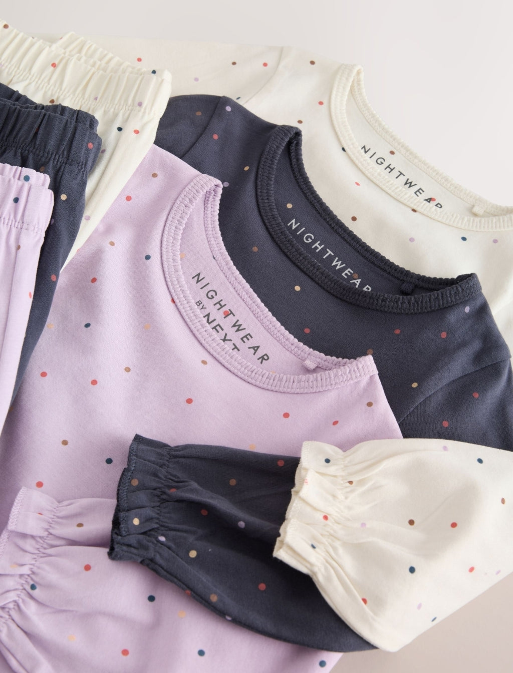 Lilac Purple Jogger Pyjamas 3 Pack