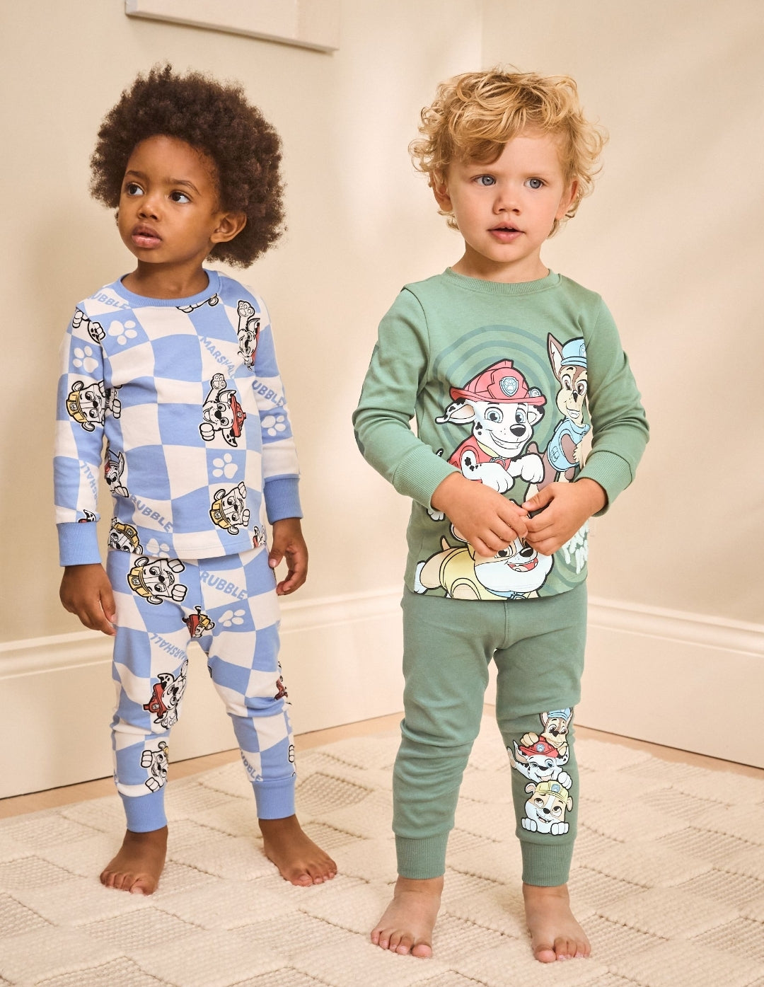 Green/Blue/Red Paw Patrol Snuggle Pyjamas 3 Pack