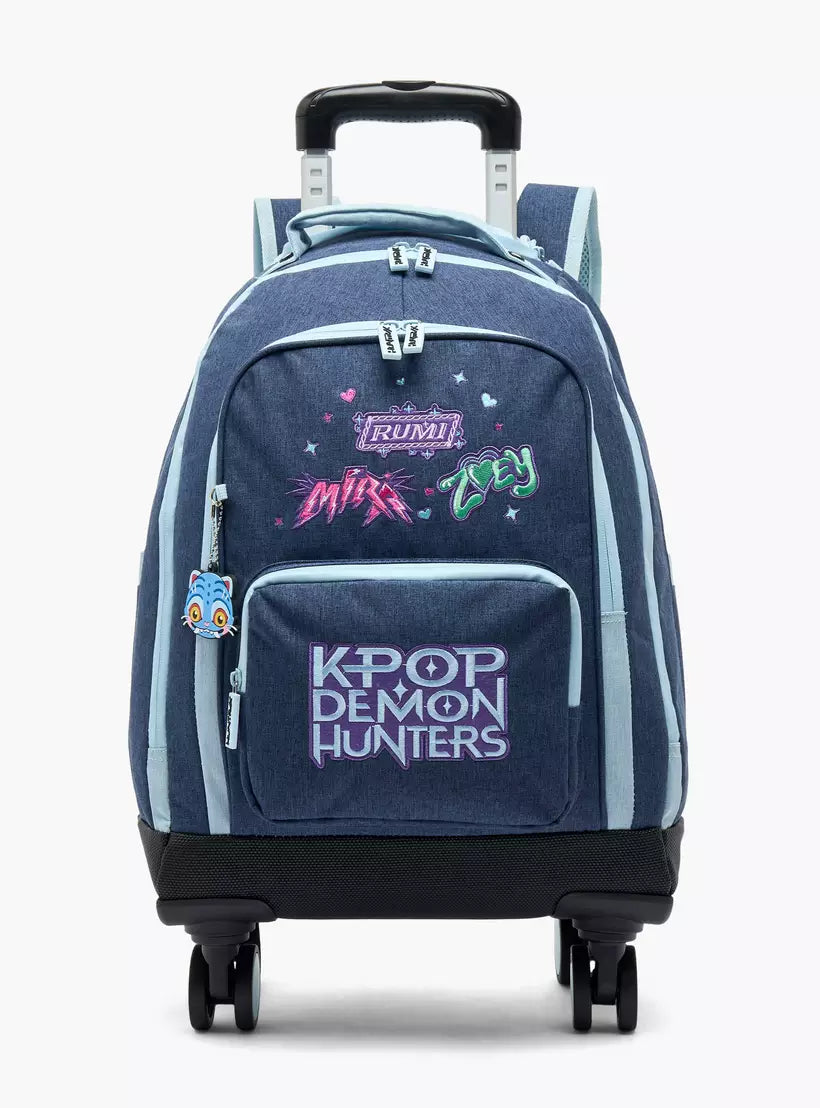 Netflix KPop Demon Hunters Print Trolley Bag 18 inches