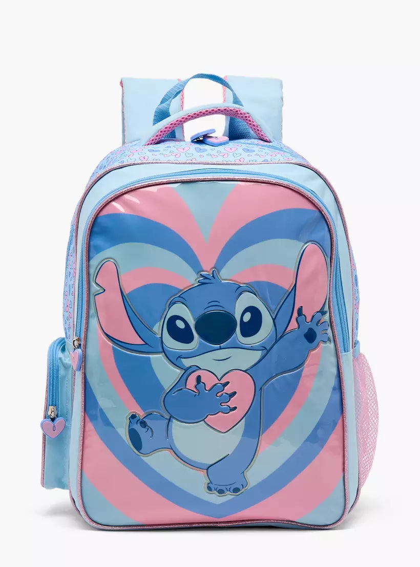 Disney Stitch 5-Piece School Backpack Set 16 inches