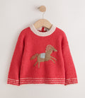 Red Horse Boxy Jumper