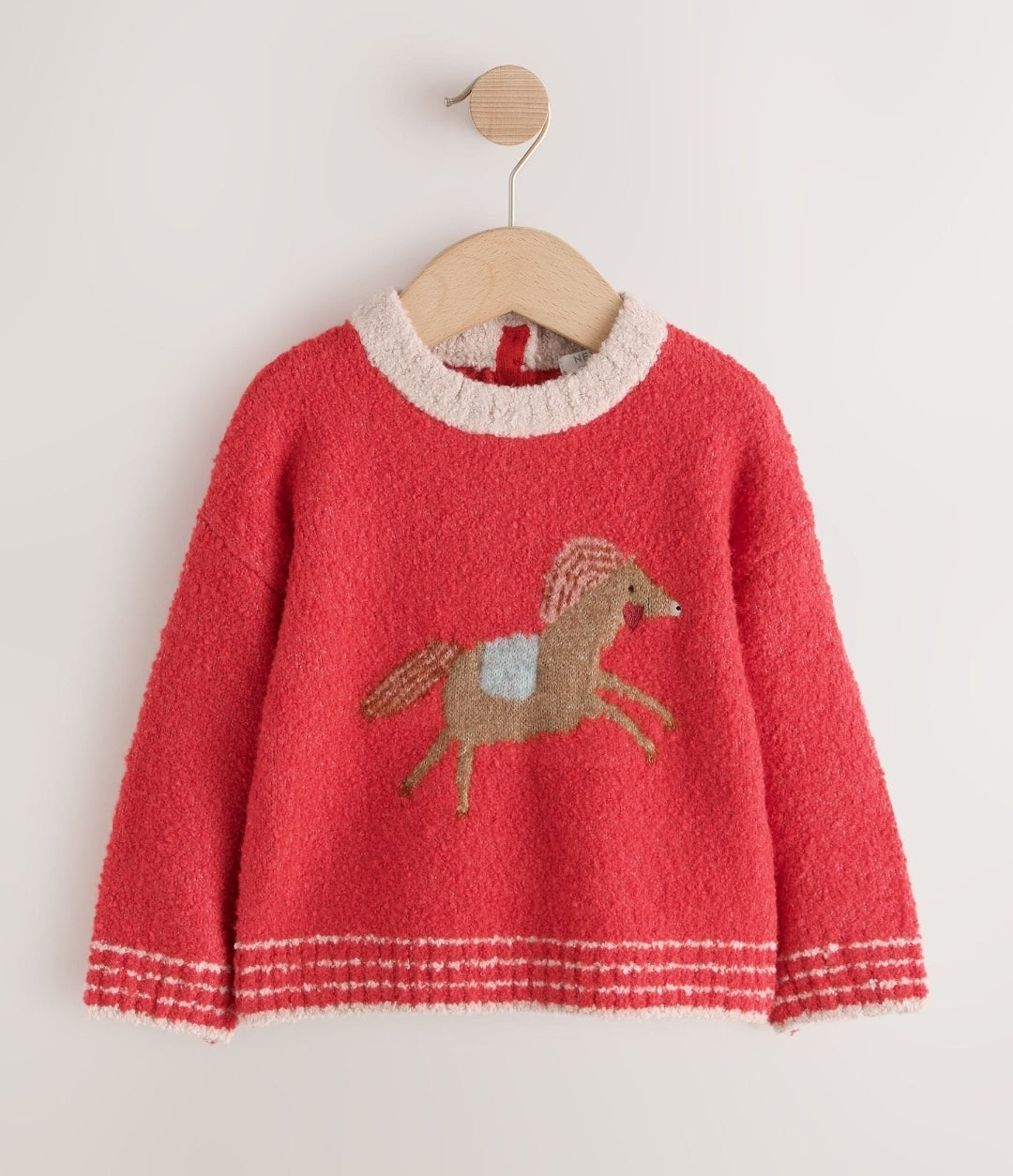 Red Horse Boxy Jumper