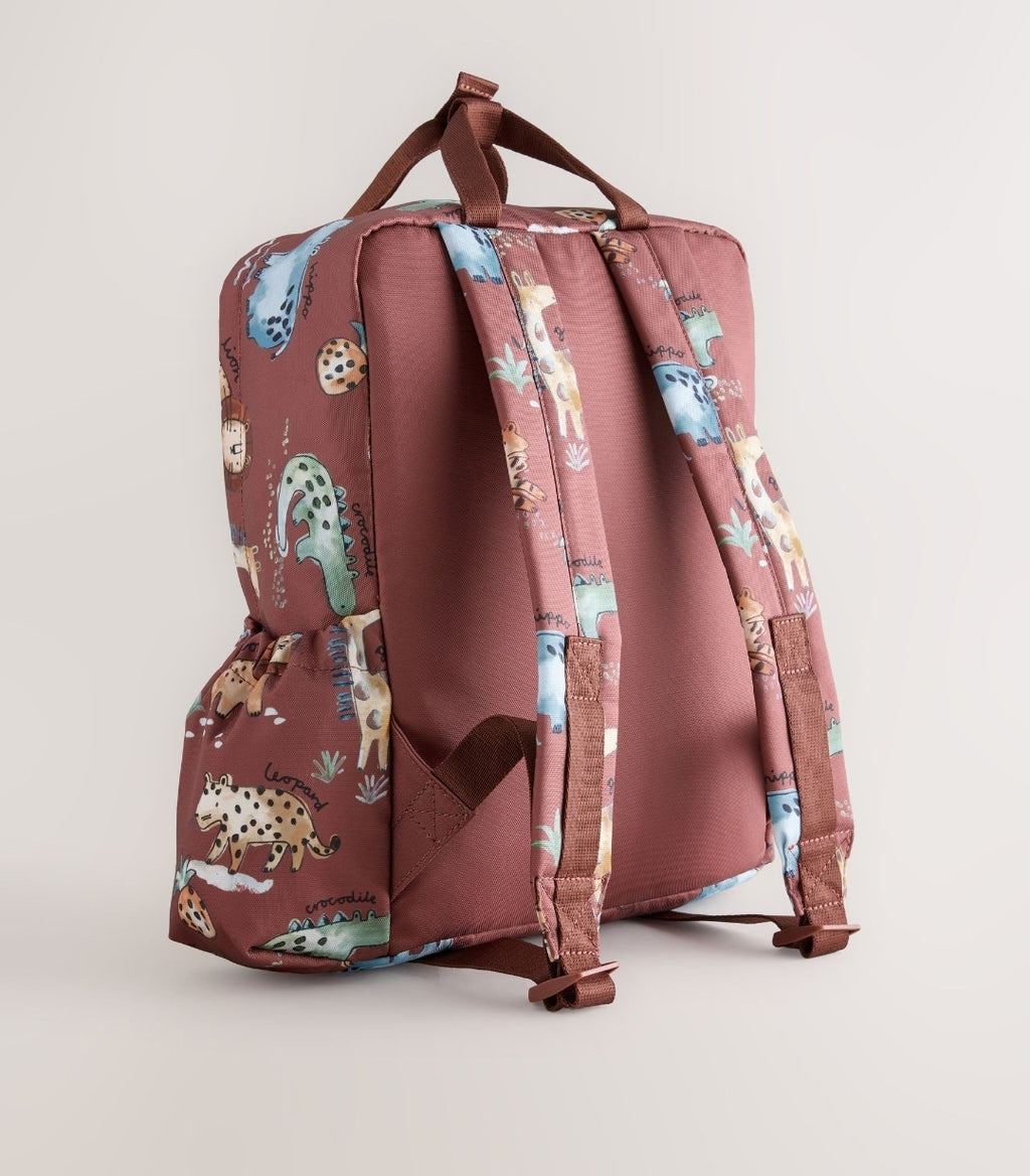 Brown Safari Backpack 14 inches