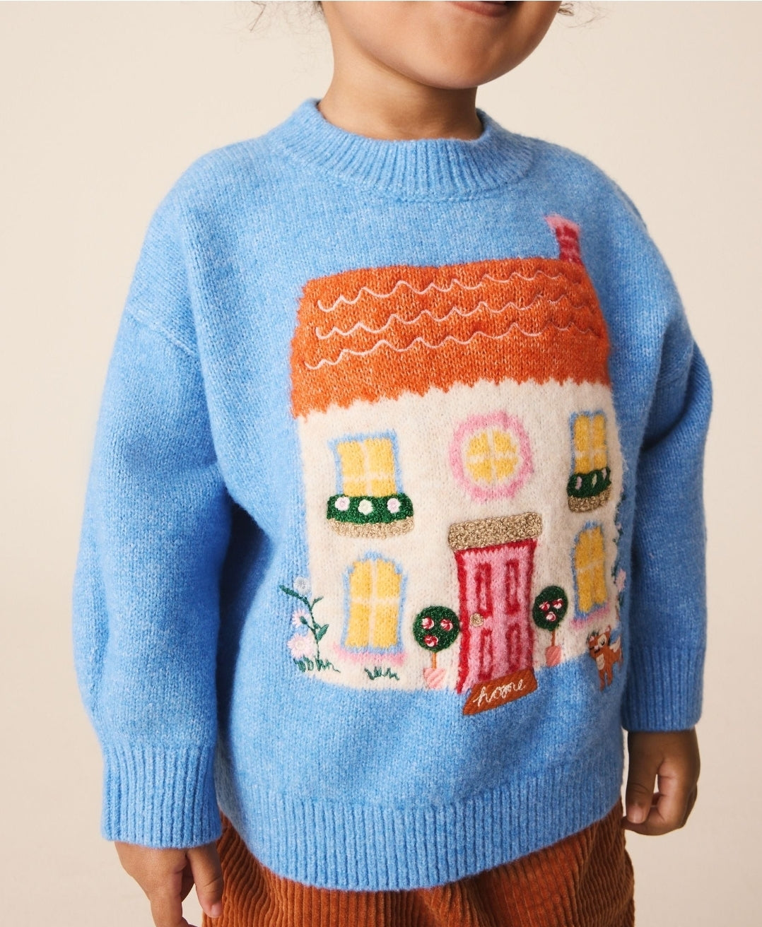 Blue Boxy Jumper