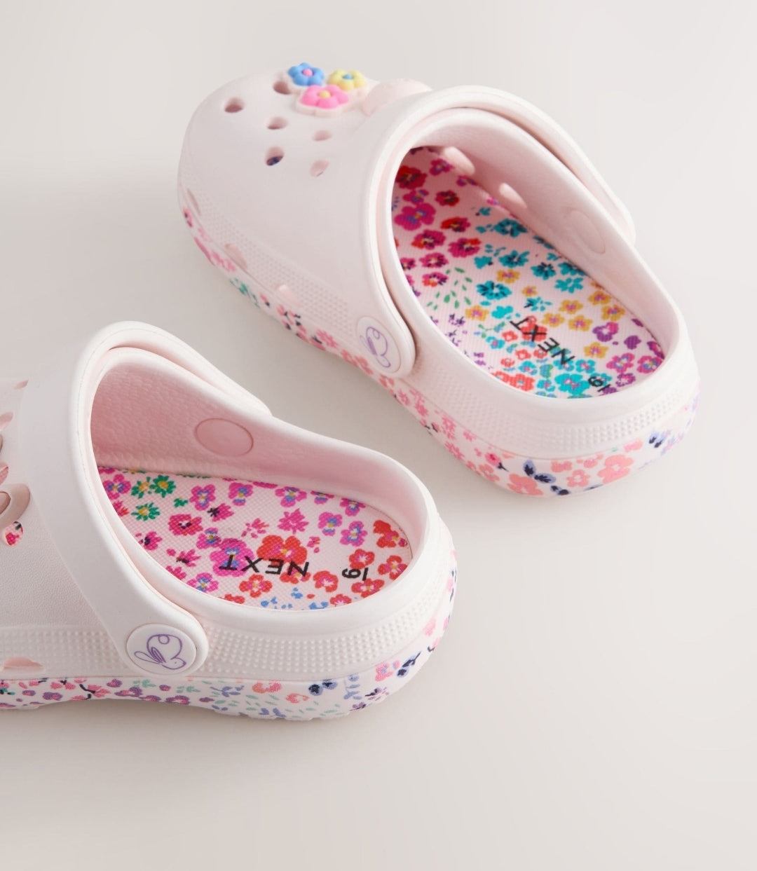 White/Pink Bunny Character Clogs