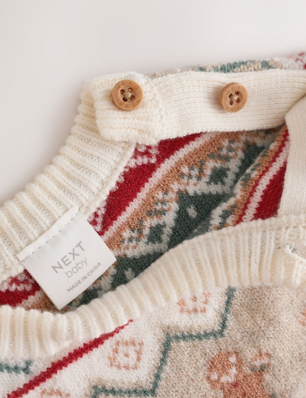 Neutral Fairisle Christmas Knitted
Jumper and Leggings Set