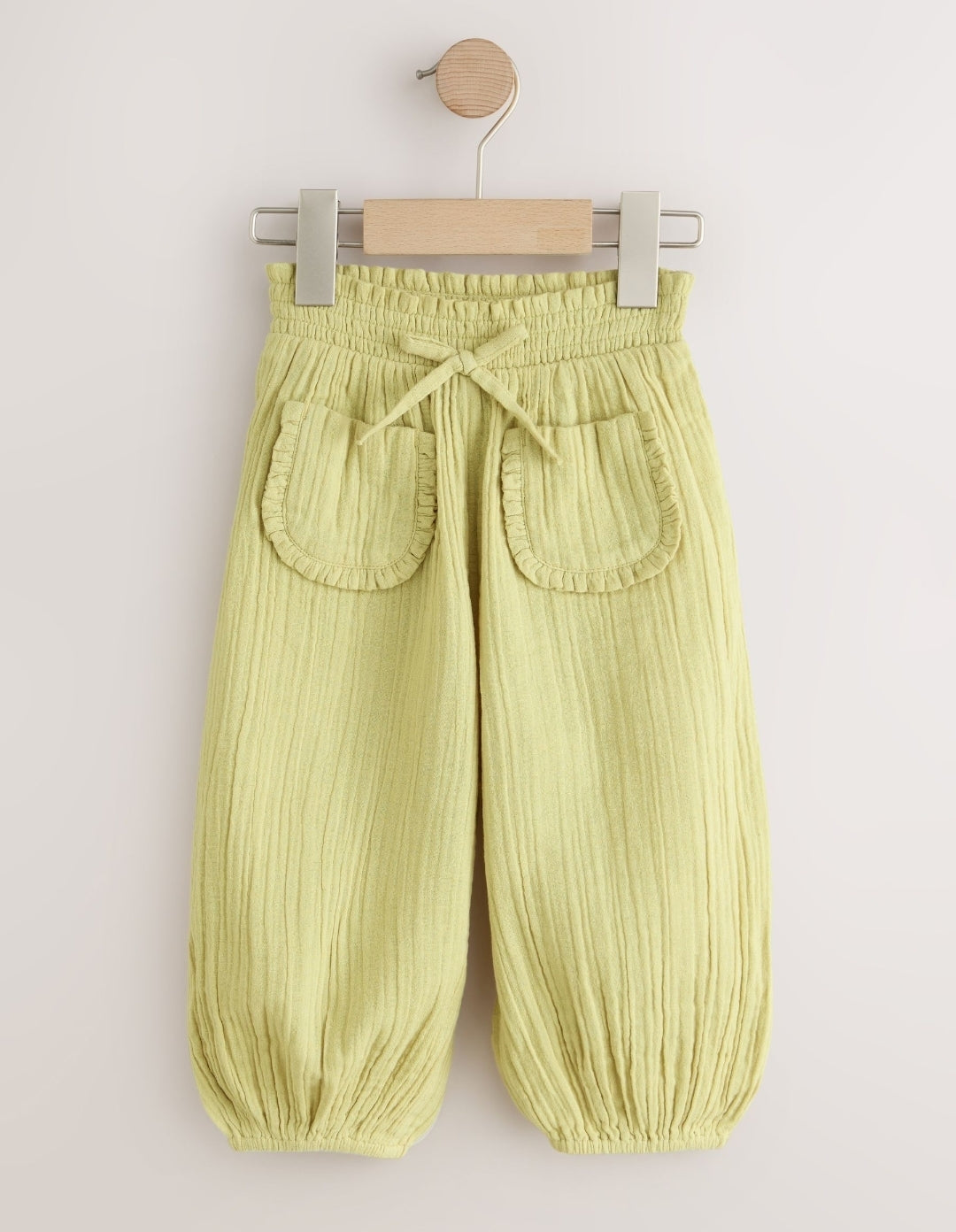 Khaki Green Pull On Trousers