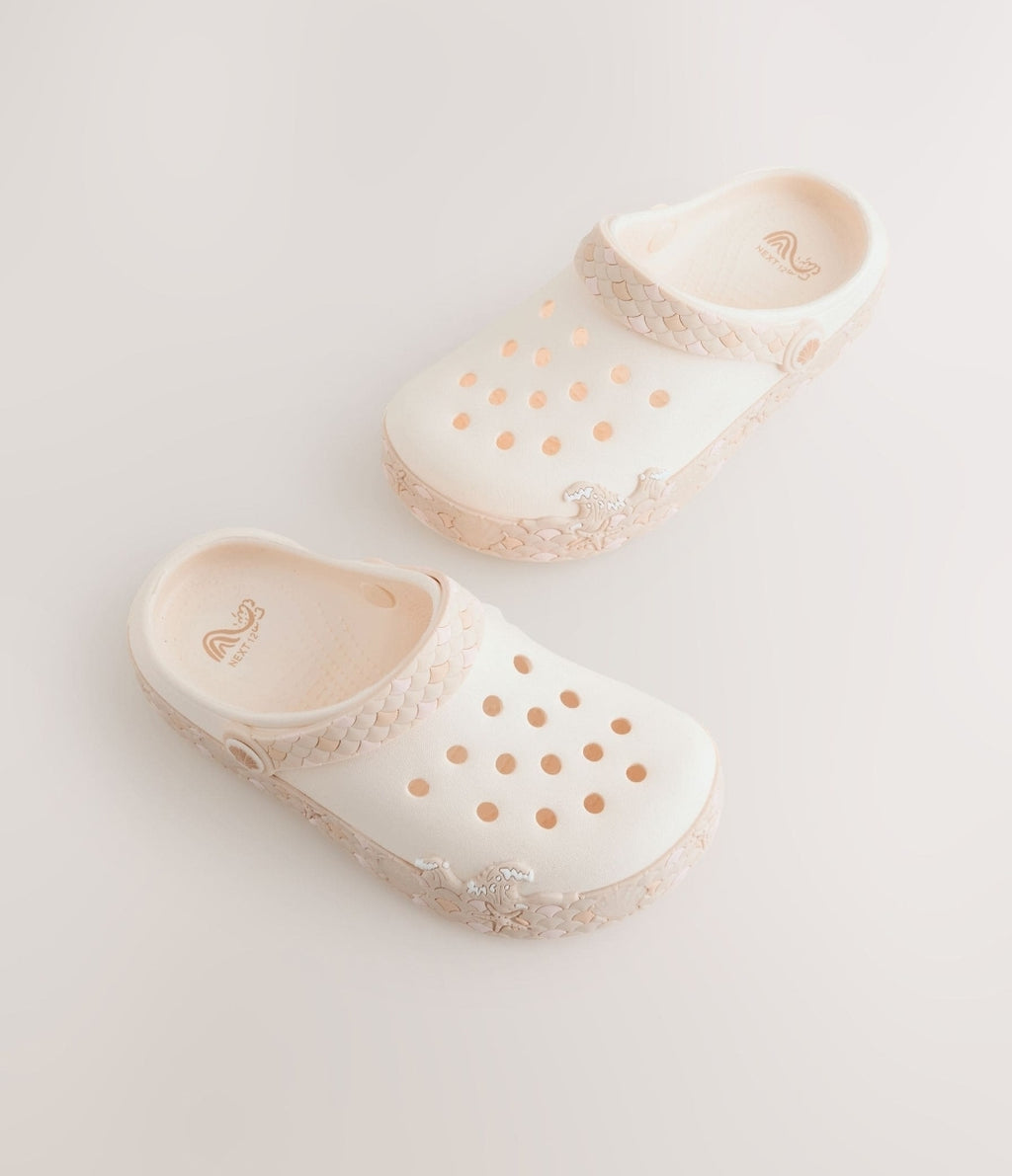 Cream Light Up Clogs