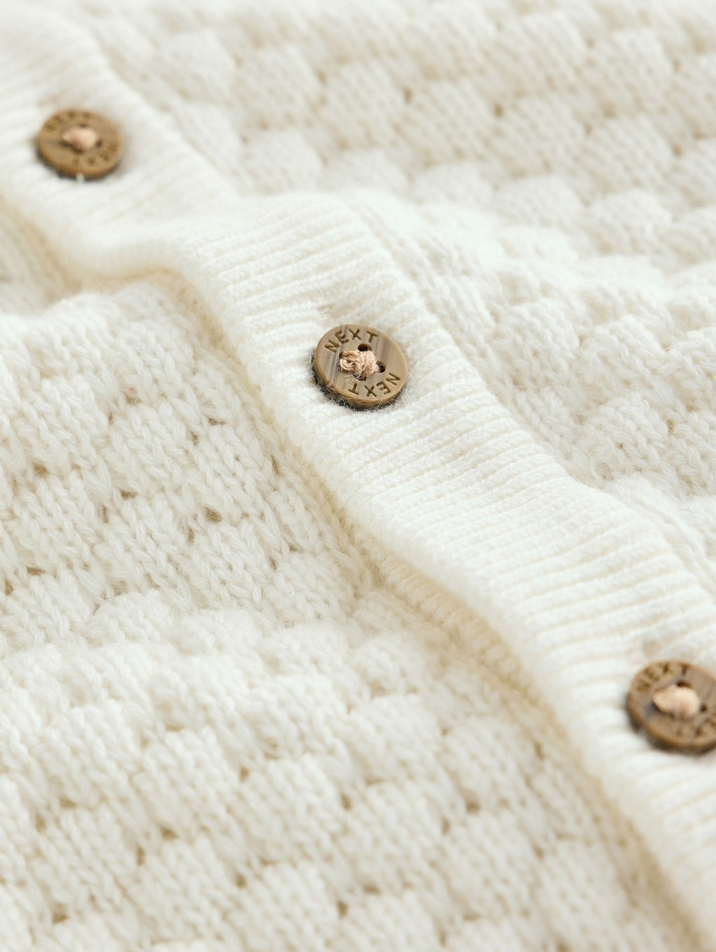 White Knitted Cardigan and Leggings Baby Set