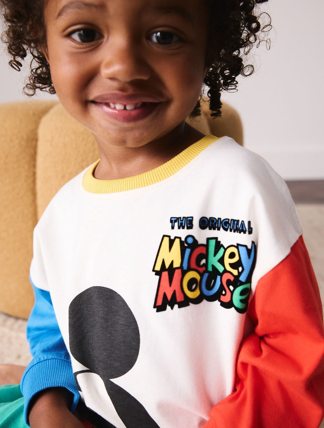 Colourblock Mickey Mouse Oversized Pyjamas 2 Pack