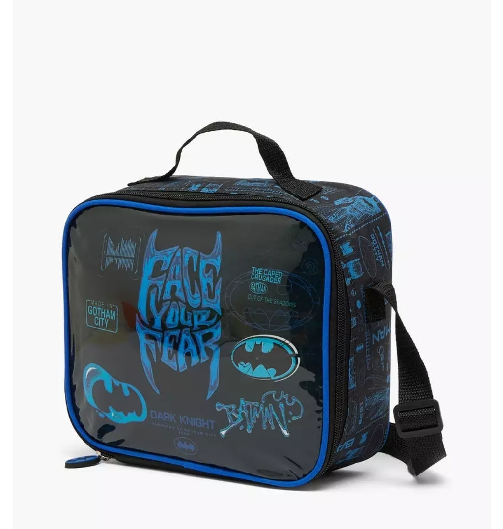 Batman Print 5-Piece School Trolley Bag Set  16 inches