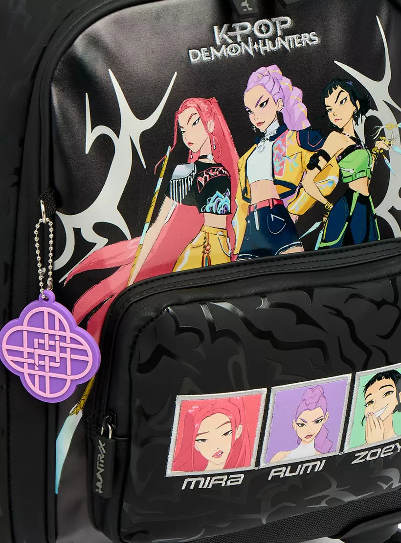 Netflix KPop Demon Hunters Print Trolley Bag  16 inches