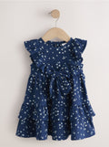 Navy Tiered Summer Dress