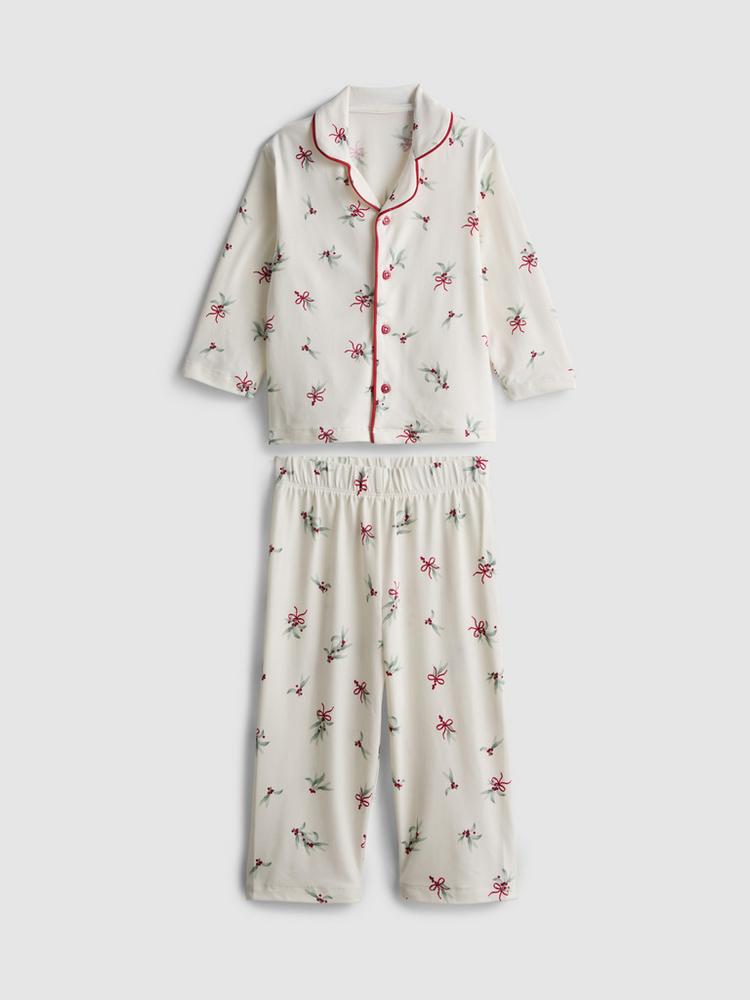 Primark Kids' Christmas Twinning Mistletoe Shirt Pyjamas