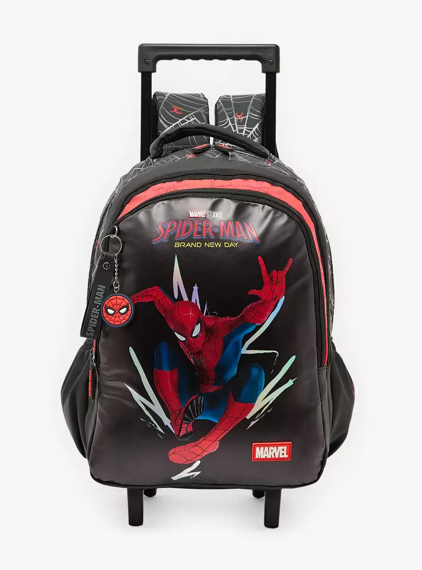 Spider-Man Print Trolley Bag for Boys 16 inches