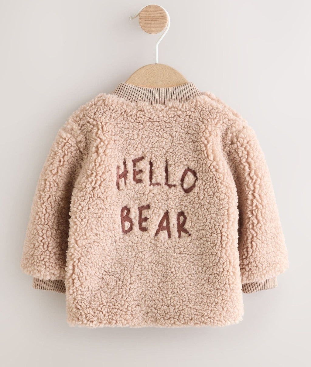 Brown Borg Hello Bear Baby Jacket