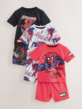 Black/Red Spiderman Short
Pyjamas 3 Pack