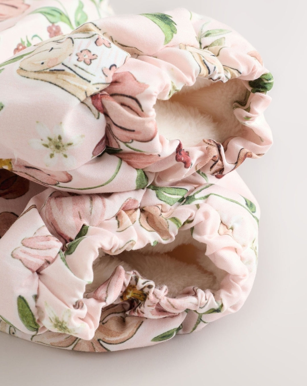 Pink Floral All-Over Printed Double Zip Baby Hooded Pramsuit