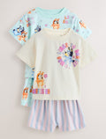 Ecru Bluey Short Pyjamas 2 Pack