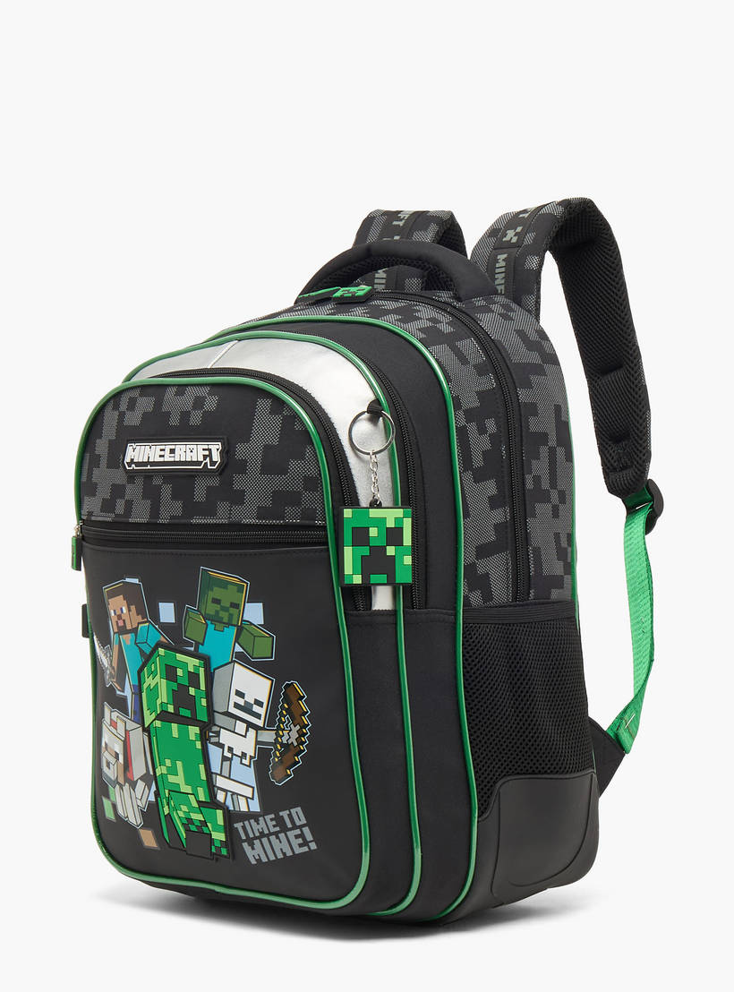 Minecraft Print Backpack 16 inches