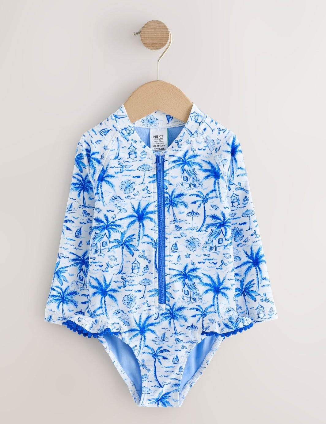 Blue Palm Sunsafe Long Sleeve
Swimsuit