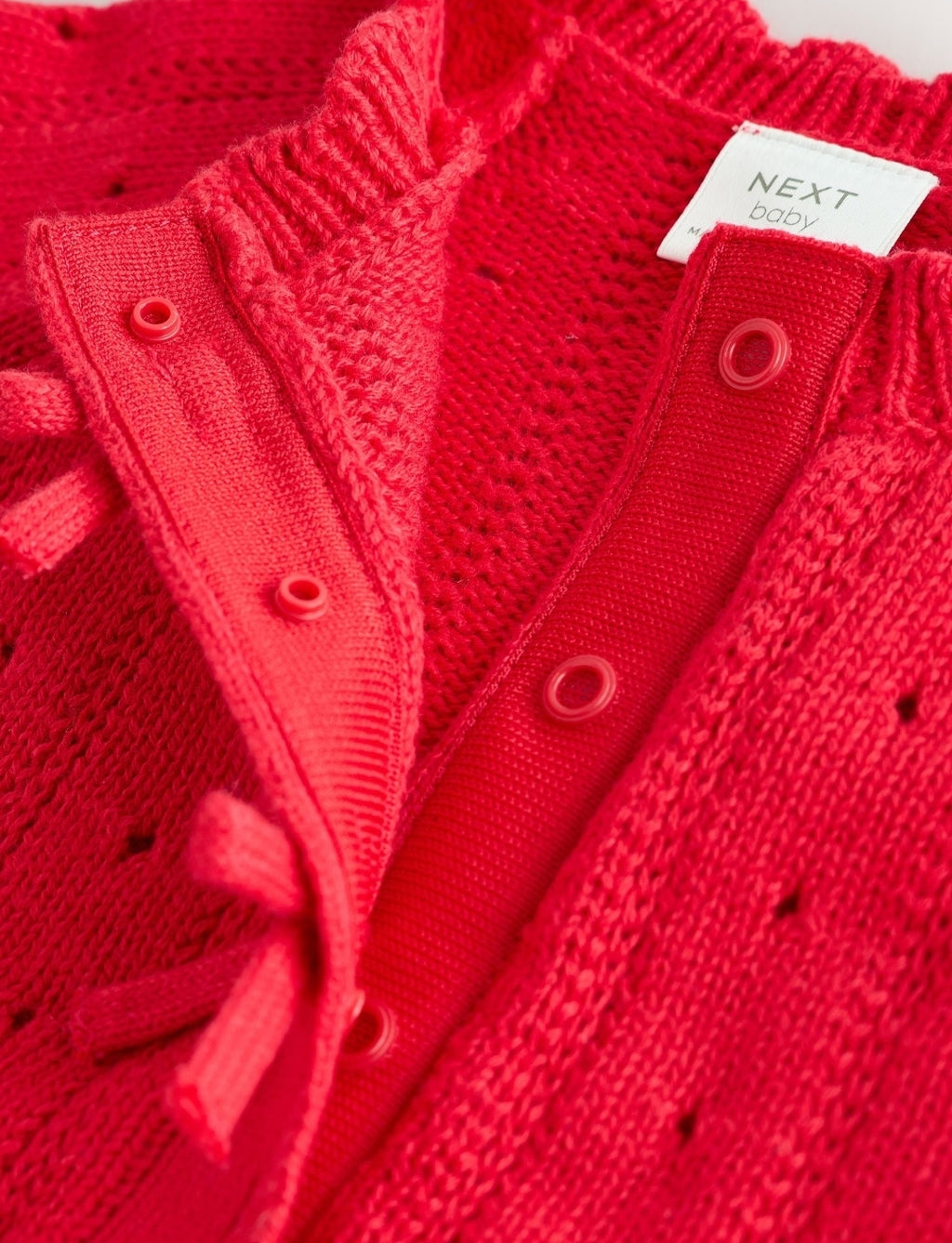 Red Frill Knitted Bow Baby
Cardigan & Leggings Set 2 Piece