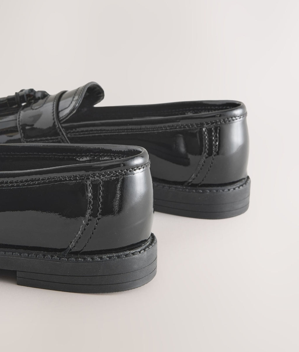 Black Patent Standard Fit (F)
Leather Tassel Loafer School Shoes