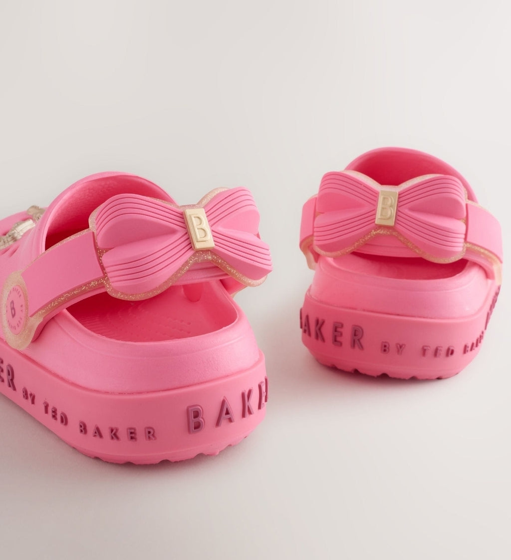 Baker by Ted Baker Girls Bow Clog Sandals