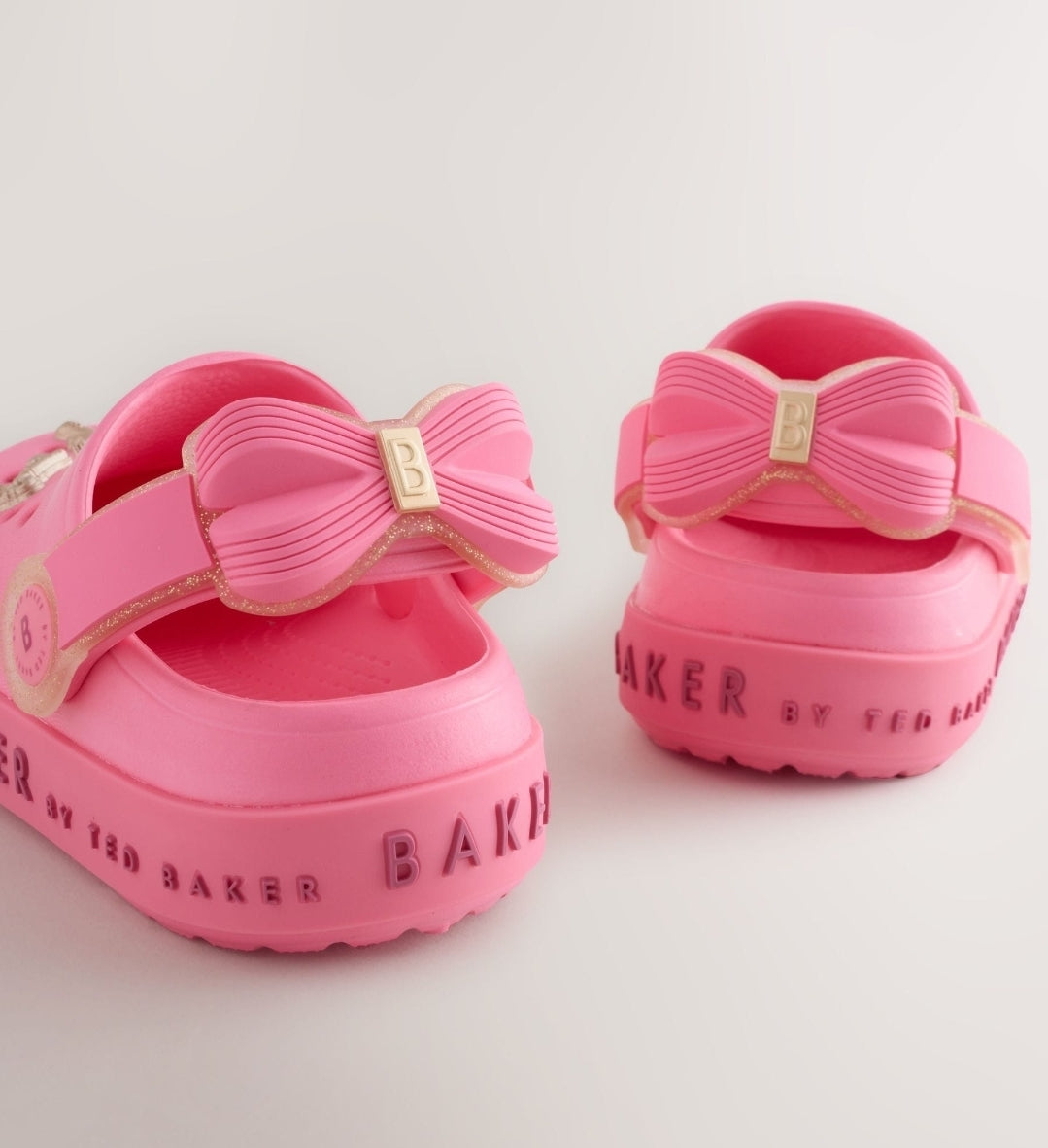 Baker by Ted Baker Girls Bow Clog Sandals