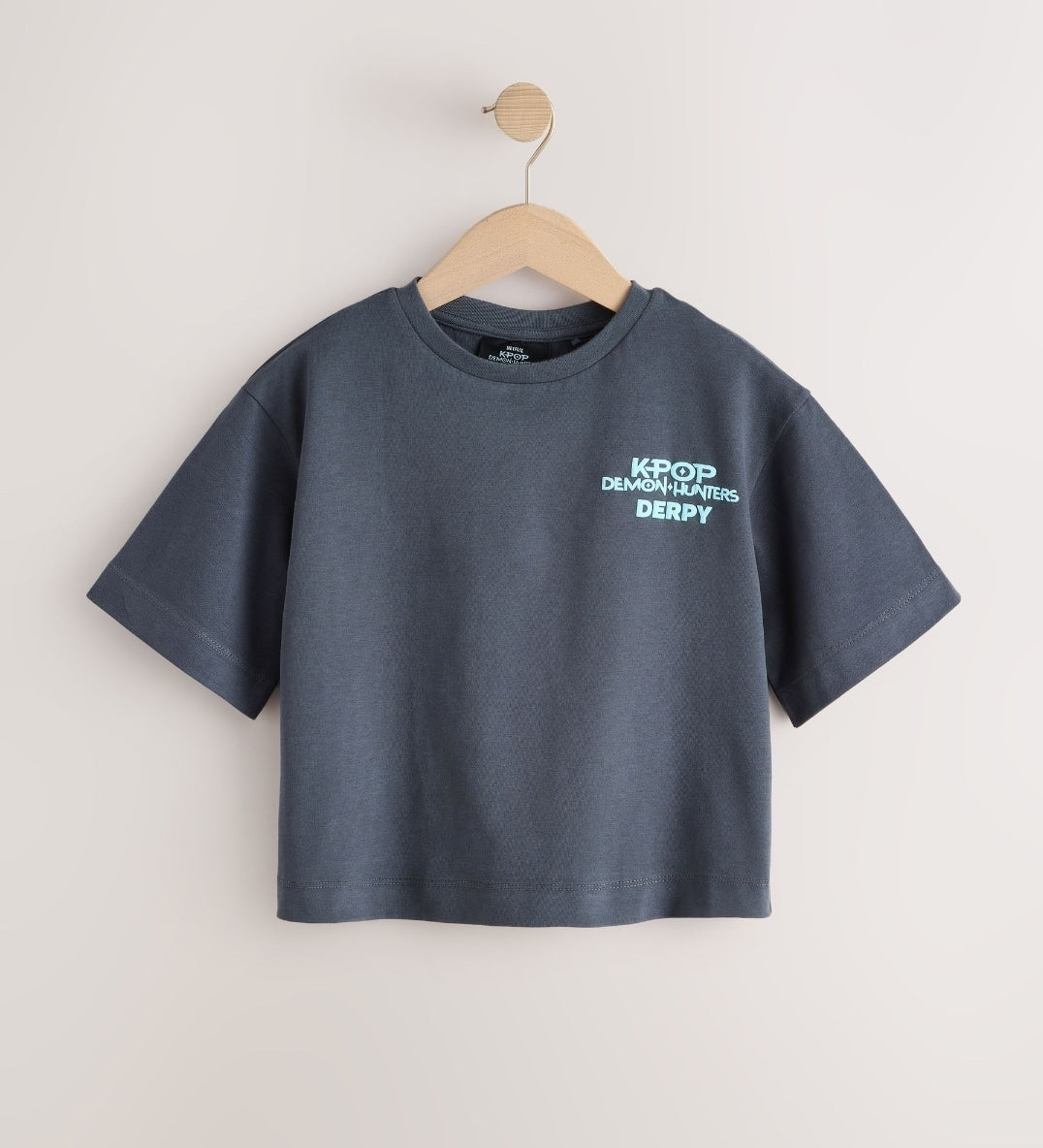 Grey KPOP Demon Hunters Short
Sleeve T-Shirt