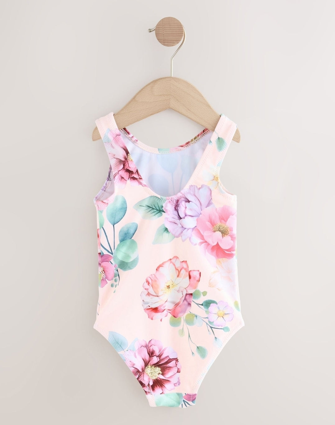 Pink Floral Swimsuit