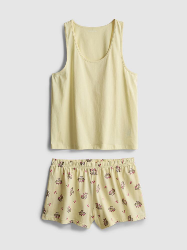 Cotton Vest And Short Pyjamas