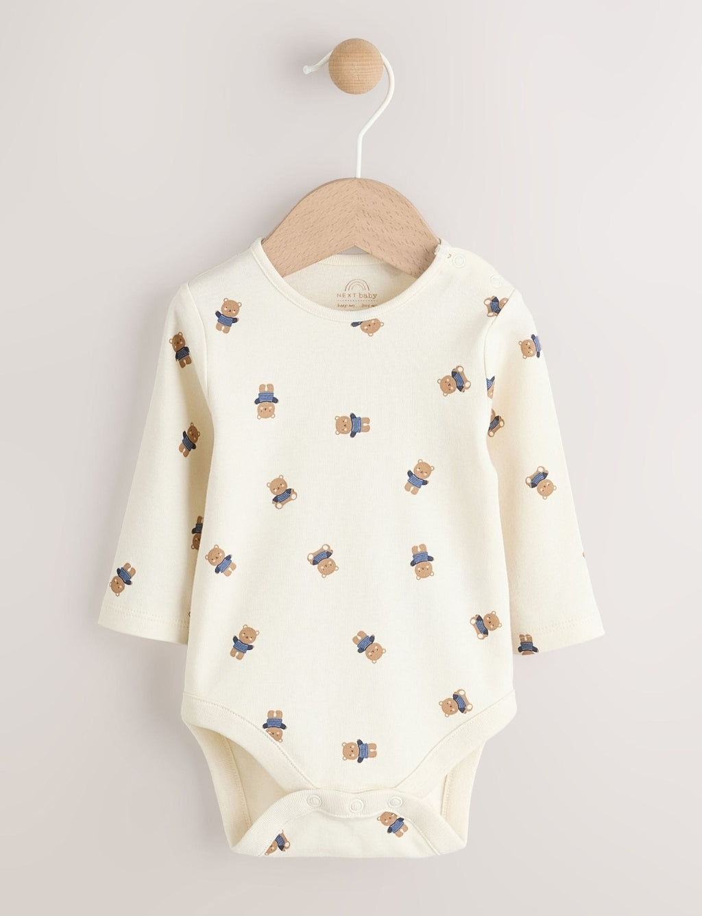 Tan Brown Bear Cord Dungarees and Bodysuit Set