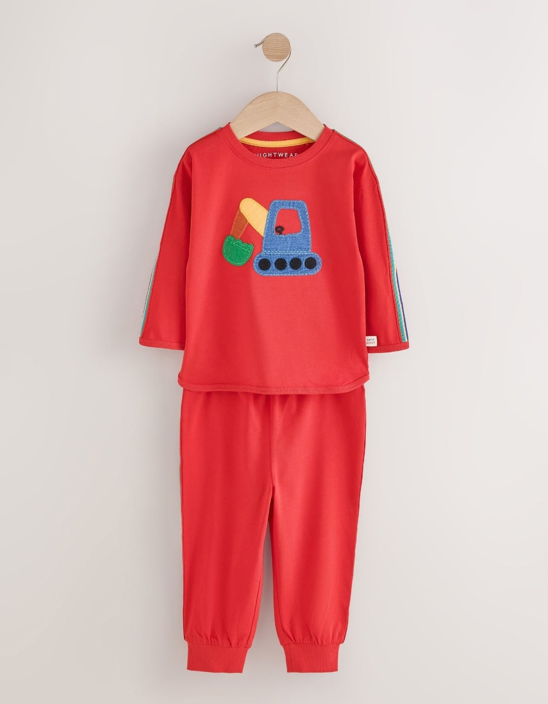Blue/Orange All Over Transport Snuggle Pyjamas 3 Pack