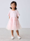 Baker by Ted Baker Pink Mesh 3D
Bow Skirted Mockable Dress