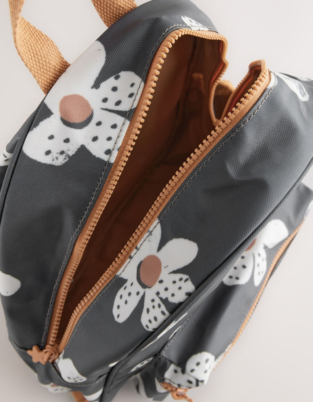 Black Floral Backpack