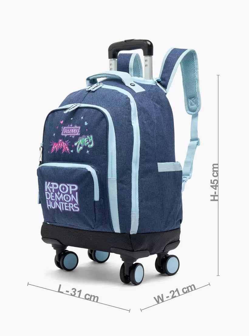 Netflix KPop Demon Hunters Print Trolley Bag 18 inches
