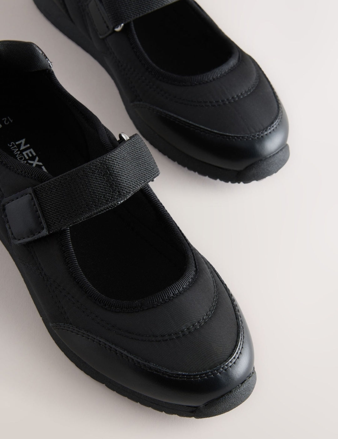 Black Mary Jane Sporty Trainers