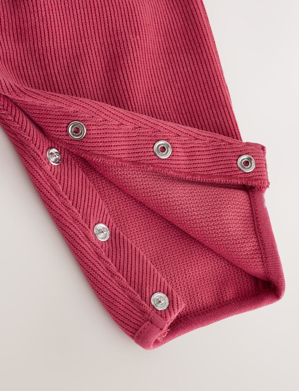 Red Corduroy Baby Long Sleeve Bodysuit And Dungarees Set 2