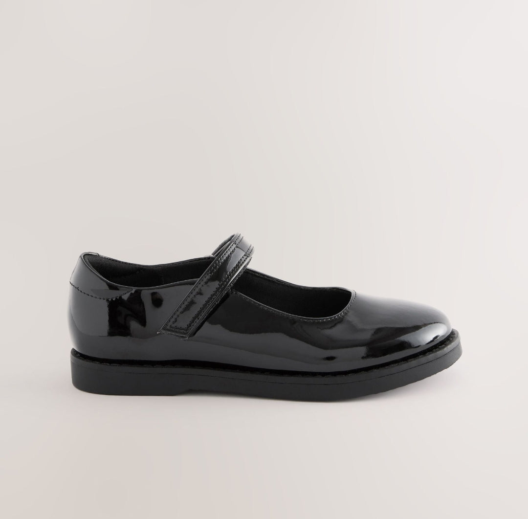 Black Patent School Mary Jane Shoes