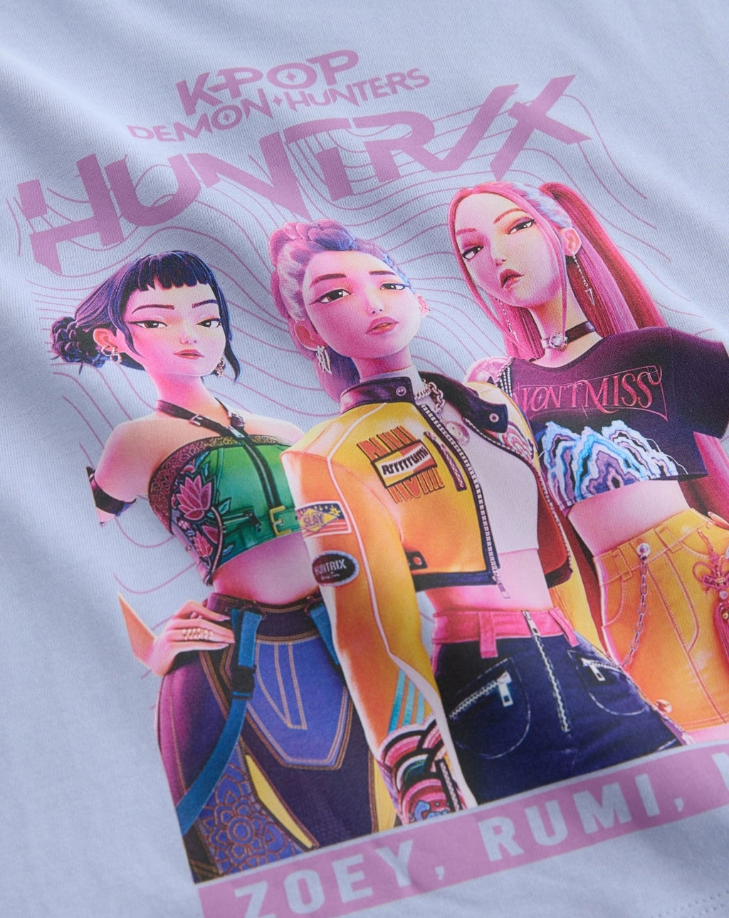 Blue KPOP Demon Hunters Short Sleeve T-Shirt