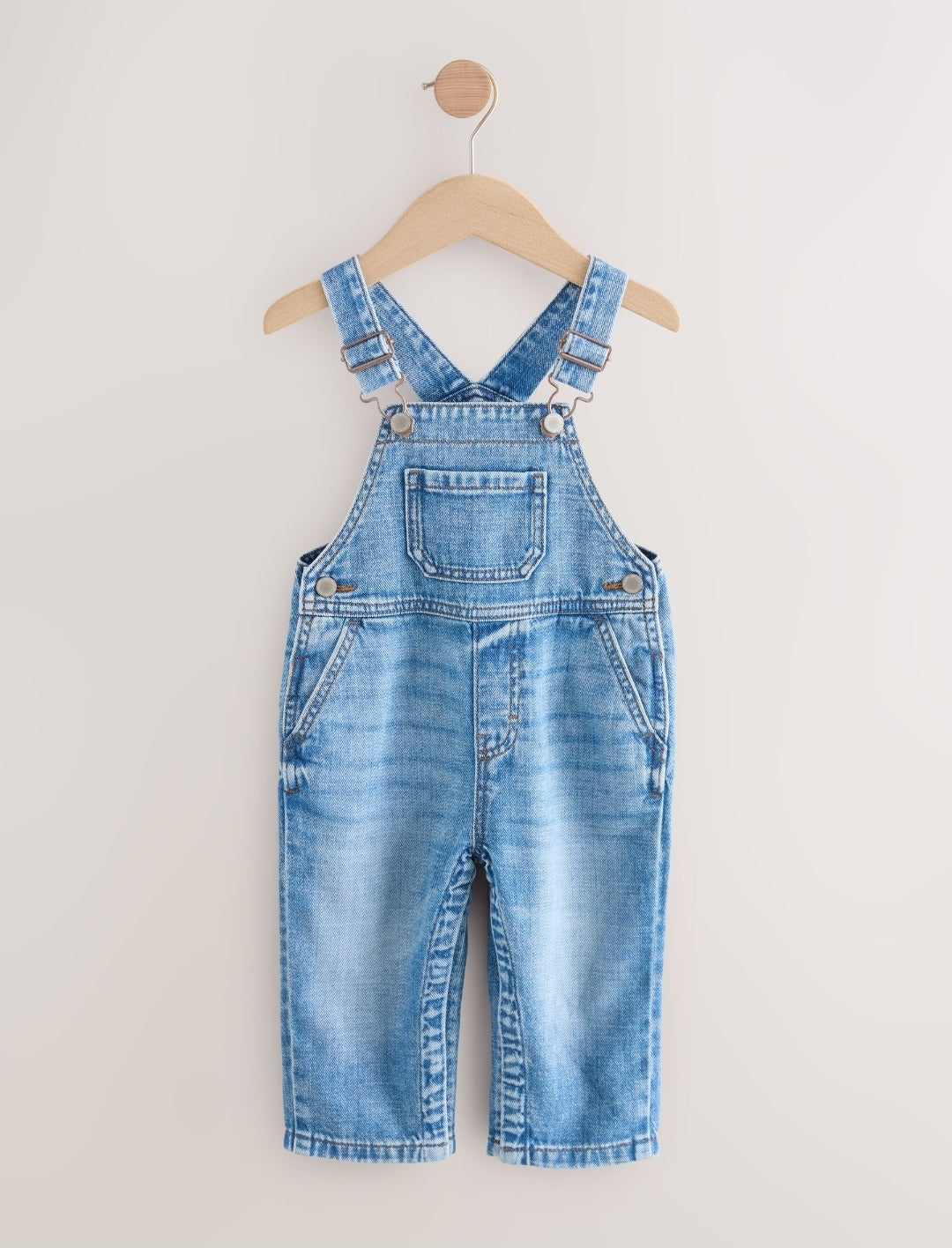 Mid Blue Denim Dungarees