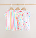 Multi Bright All-Over Printed Jersey
Baby Rompers 3 Pack