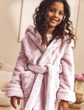 Pink Soft Touch Fleece Dressing Gown