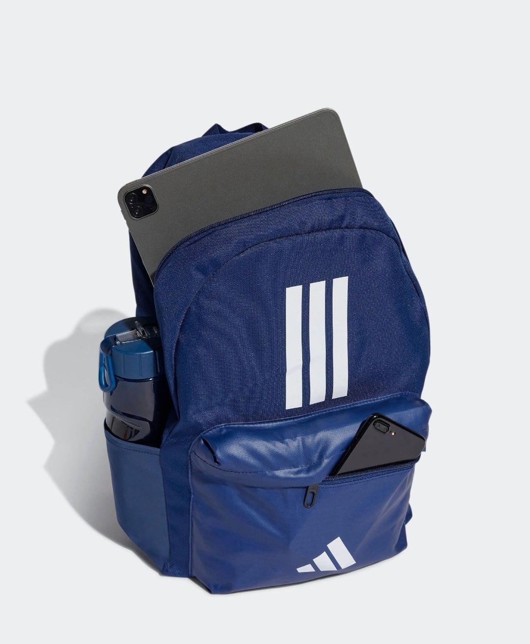 adidas Dark Blue Classic 3 Bar Logo Backpack