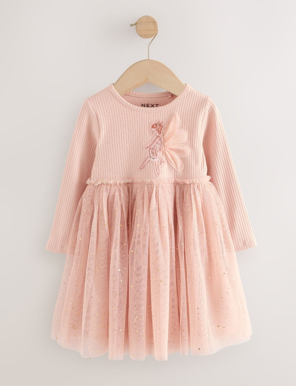 Pink Fairy Long Sleeve Mesh Party
Dress