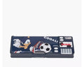 SEGA Sonic Print Pencil Case with Magnetic Flap Closure