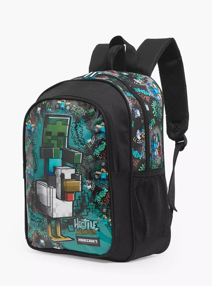 Hollywood Magic Minecraft 5-Piece School Backpack set 16 inches