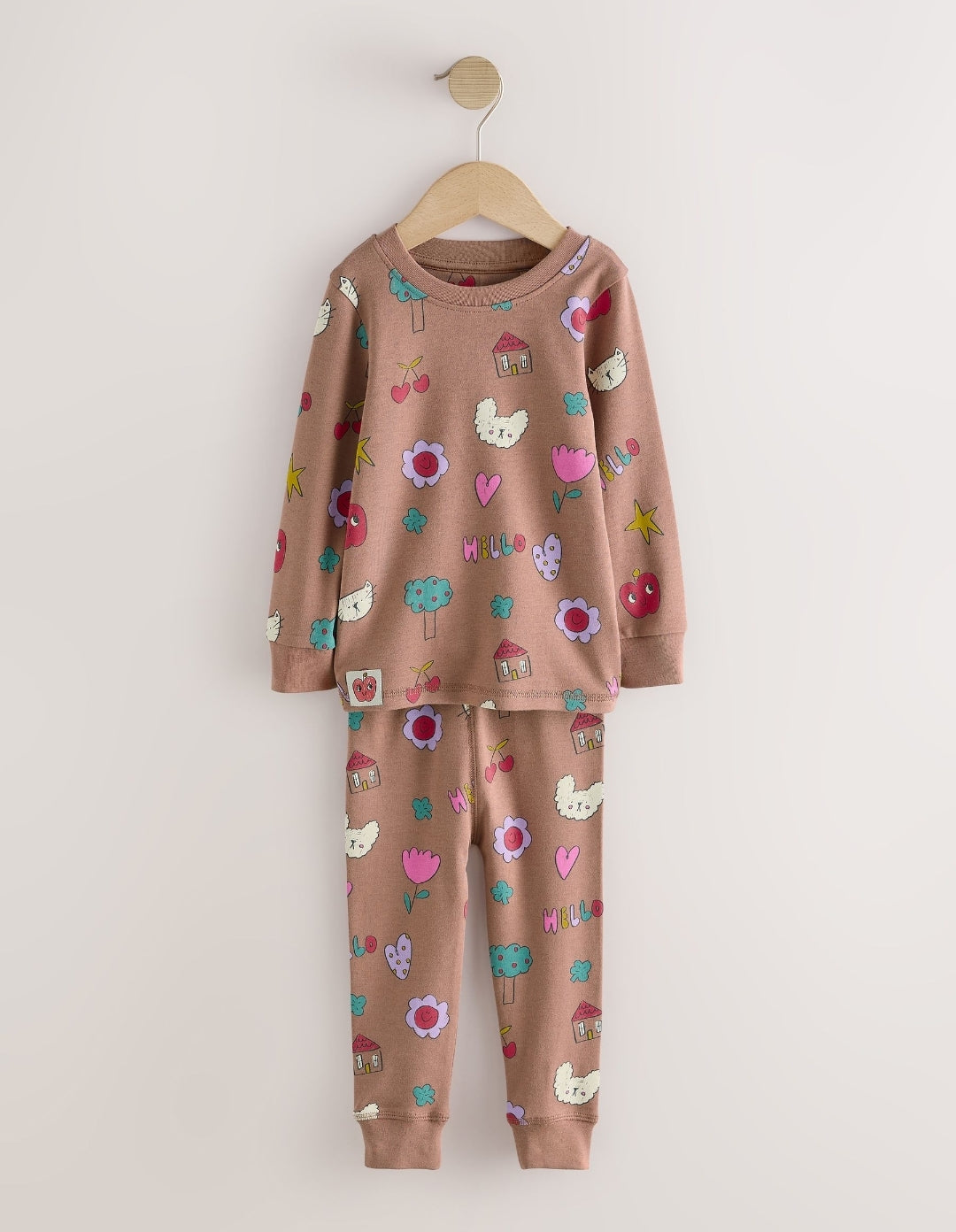 Green/Pink Snuggle Pyjamas 3 Pack